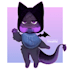 draw a chibi or emote of your human and furry characters