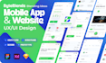 do mobile ui, figma app design and website ui ux design
