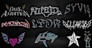 design cool and unique y2k logo