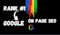 do on page SEO and website audit