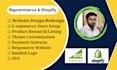 design bigcommerce online store shopify ecommerce website online shop