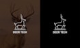 create modern line art text or badge logo design