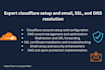 expert cloudflare setup and email, SSL, and dns resolution