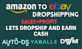 do amazon aliexpress or walmart to ebay dropshipping listing