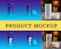 create realistic 3d mockup of product
