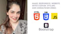 your UI developer using html CSS javascript react js and boostrap