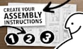 create assembly instructions for your product