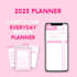 create digital planner journal and calendar design