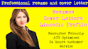 write your resume and cover letter