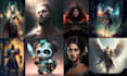 create unique ai generated characters and ai art using midjourney ai