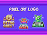 create logo pixel art design