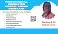 be your efficient virtual personal admin assistant