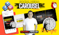 design attractive carousels for facebook, instagram ads, linkedln