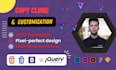 create an HTML, CSS, and bootstrap copy clone website