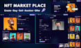 develop nft marketplace, nft minting dapp,nft staking dapp