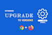 convert manifest v2 chrome extension to manifest v3 with full support