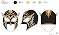 design a wrestling mask