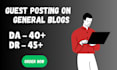 publish guest post on general blogs