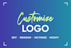 design edit, modify, redo, redesign or customize your logo
