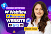 do webflow website design, framer website, figma to webflow, webflow developer