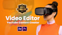 be your video editor and youtube content creator