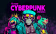 create a cyberpunk character cartoon, anime or illustration