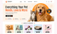 build pet website pet shop pet food pet shopify store pet dropshipping store