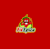 design strong famous fit spice logo