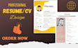 design professional resume, CV