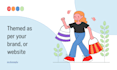 make modern flat illustrations for your app and website