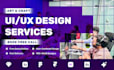 create high fidelity pixel perfect responsive UI UX design