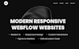 create a webflow website with responsive website design