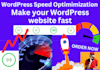 wordpress website speed optimization, optimize and improve page speed