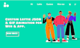 custom saas website and app animations