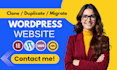 duplicate, redesign, copy clone wordpress website with elementor pro