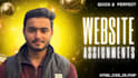 make web development assignments in HTML, CSS, js, and more