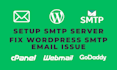 fix wordpress email issues, fix wordpress SMTP, wordpress contact form