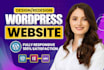 build wordpress website, design and develop ecommerce store by elementor builder