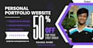 be your front end web developer with HTML, CSS, javascript