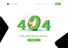 design a custom 404 error page in HTML, CSS, or wordpress