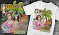 draw awesome design tshirt screen printing for merchandise