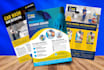 design cleaning handyman plumbing roofing service price list car wash flyer