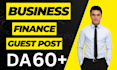 do guest post finance guest post da60 high da guest post