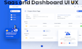 design saas and dashboard UI UX