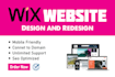 do wix website, wix website design, wix website redesign