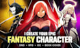 create custom dnd, rpg, and character art