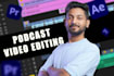 professionally do podcast video editing with intro snippet