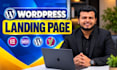 wordpress landing page design or elementor landing page