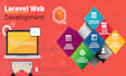 develop laravel responsive web application