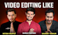 video edit like dhruv rathee in 1 to 2 day